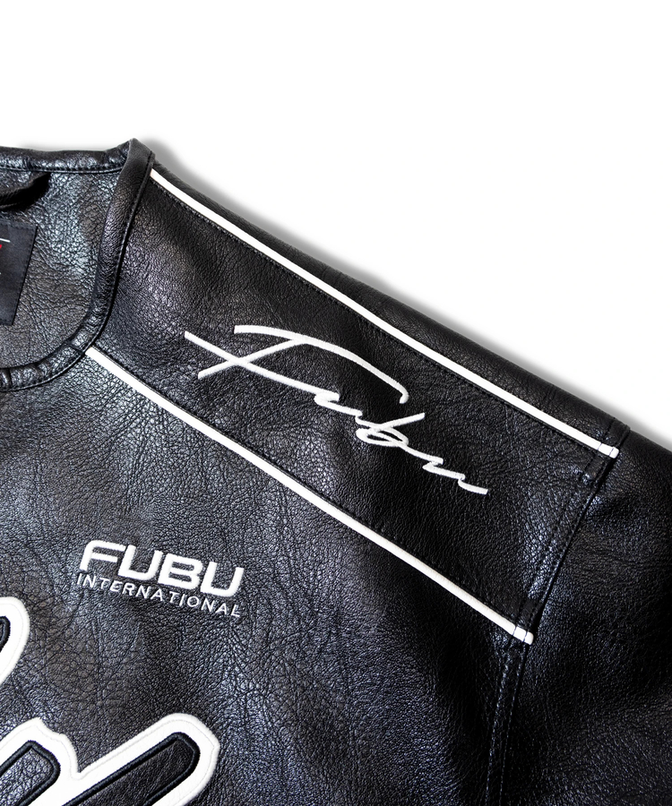JACKROSE(ジャックローズ) |FUBU/フブ Faux Leather Racing Jacket(MENS)