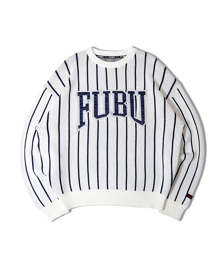 JACKROSE(ジャックローズ) |FUBU/フブ Stripe Knit Pullover(MENS)