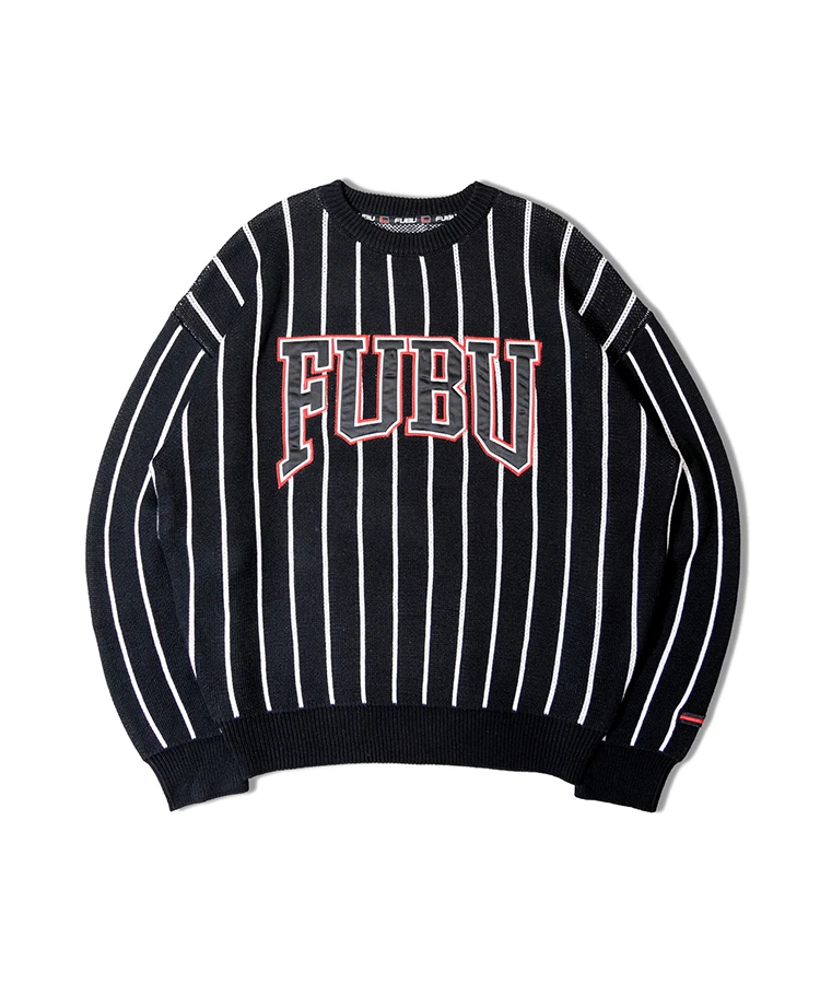 JACKROSE(ジャックローズ) |FUBU/フブ Stripe Knit Pullover(MENS)