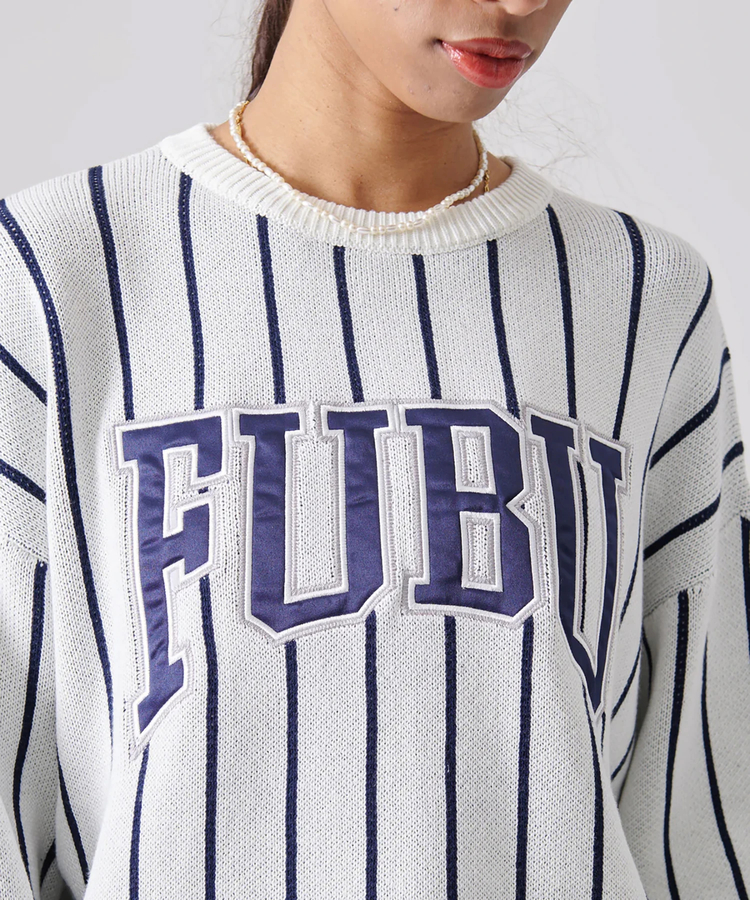 JACKROSE(ジャックローズ) |FUBU/フブ Stripe Knit Pullover(MENS)