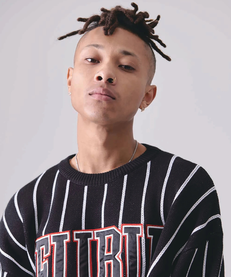 JACKROSE(ジャックローズ) |FUBU/フブ Stripe Knit Pullover(MENS)