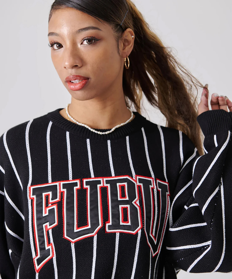 JACKROSE(ジャックローズ) |FUBU/フブ Stripe Knit Pullover(MENS)