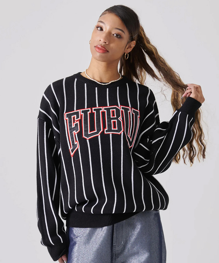JACKROSE(ジャックローズ) |FUBU/フブ Stripe Knit Pullover(MENS)
