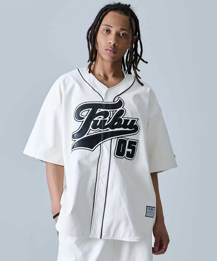 JACKROSE(ジャックローズ) |FUBU/フブ Faux Leather Baseball Shirts SS(MENS)