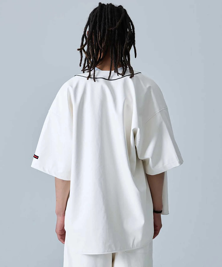 JACKROSE(ジャックローズ) |FUBU/フブ Faux Leather Baseball Shirts SS(MENS)