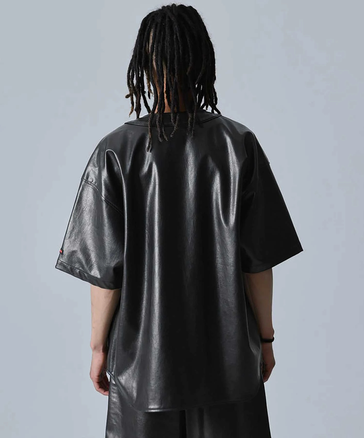 JACKROSE(ジャックローズ) |FUBU/フブ Faux Leather Baseball Shirts SS(MENS)