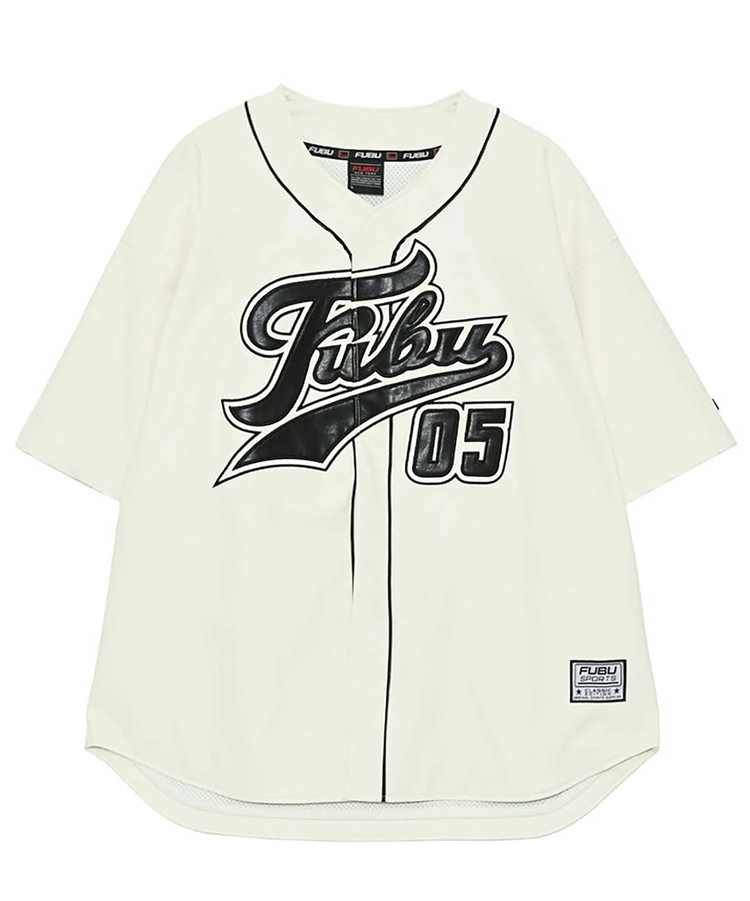 JACKROSE(ジャックローズ) |FUBU/フブ Faux Leather Baseball Shirts SS(MENS)