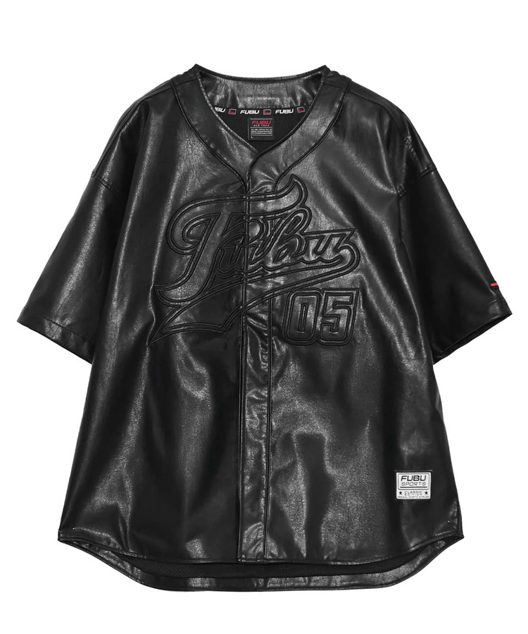 JACKROSE(ジャックローズ) |FUBU/フブ Faux Leather Baseball Shirts SS(MENS)
