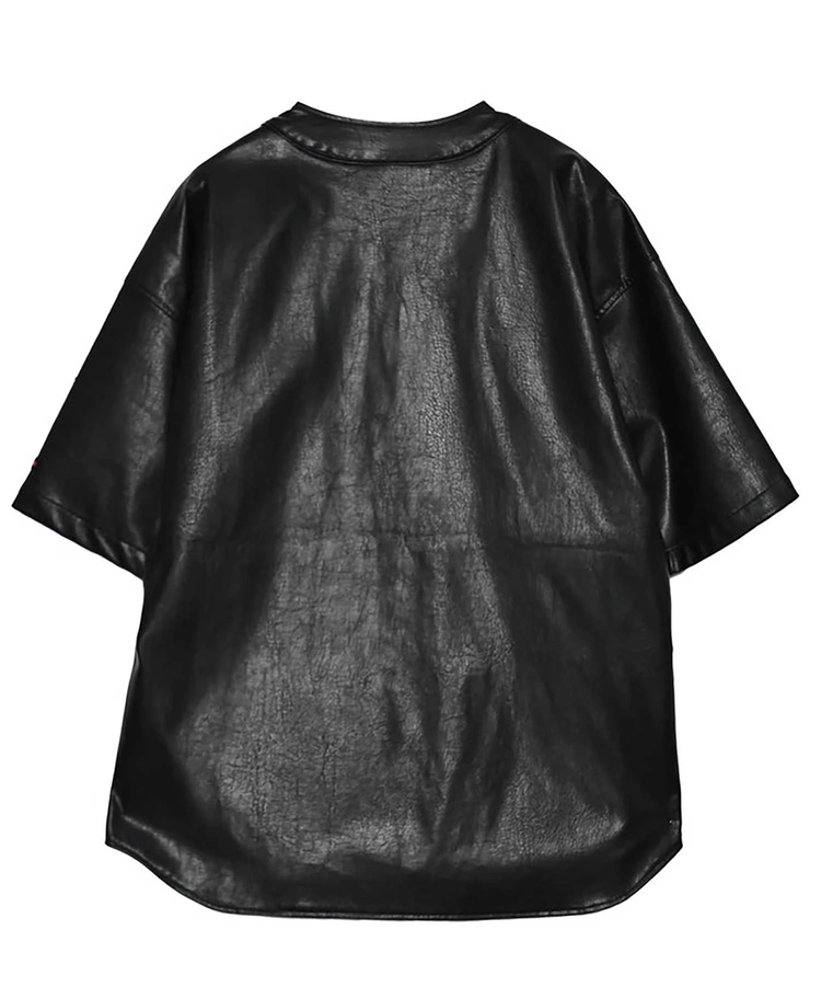 JACKROSE(ジャックローズ) |FUBU/フブ Faux Leather Baseball Shirts SS(MENS)