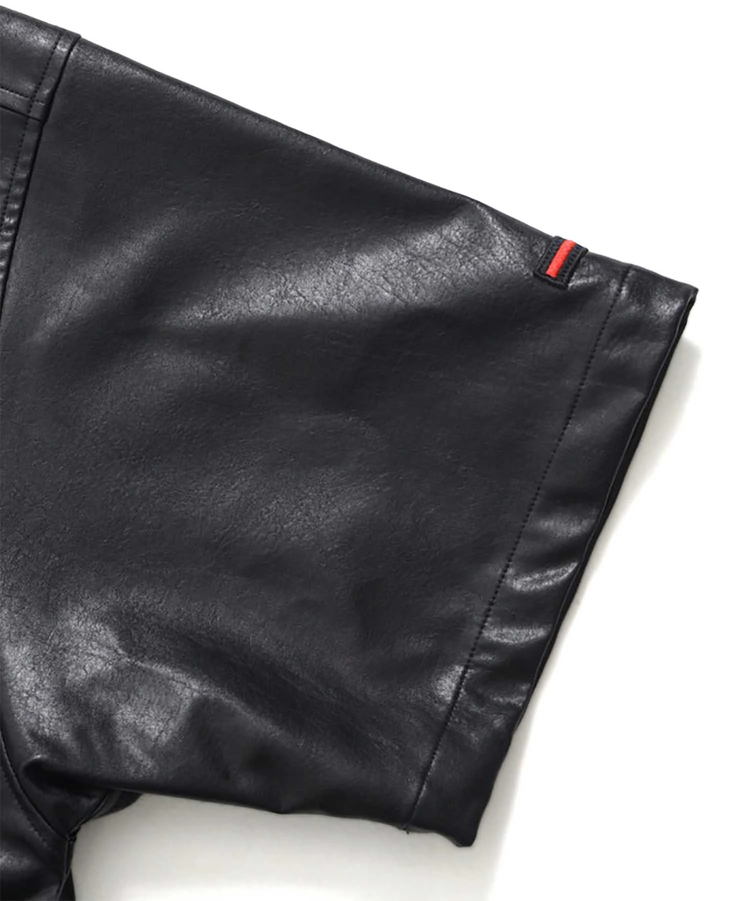 JACKROSE(ジャックローズ) |FUBU/フブ Faux Leather Baseball Shirts SS(MENS)