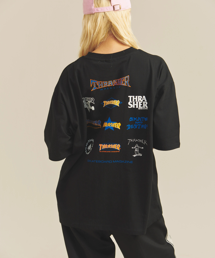 JACKROSE(ジャックローズ) |THRASHER/スラッシャー MULTI LOGO S/S TEE(MENS)