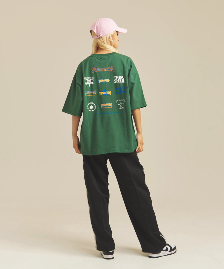 JACKROSE(ジャックローズ) |THRASHER/スラッシャー MULTI LOGO S/S TEE(MENS)
