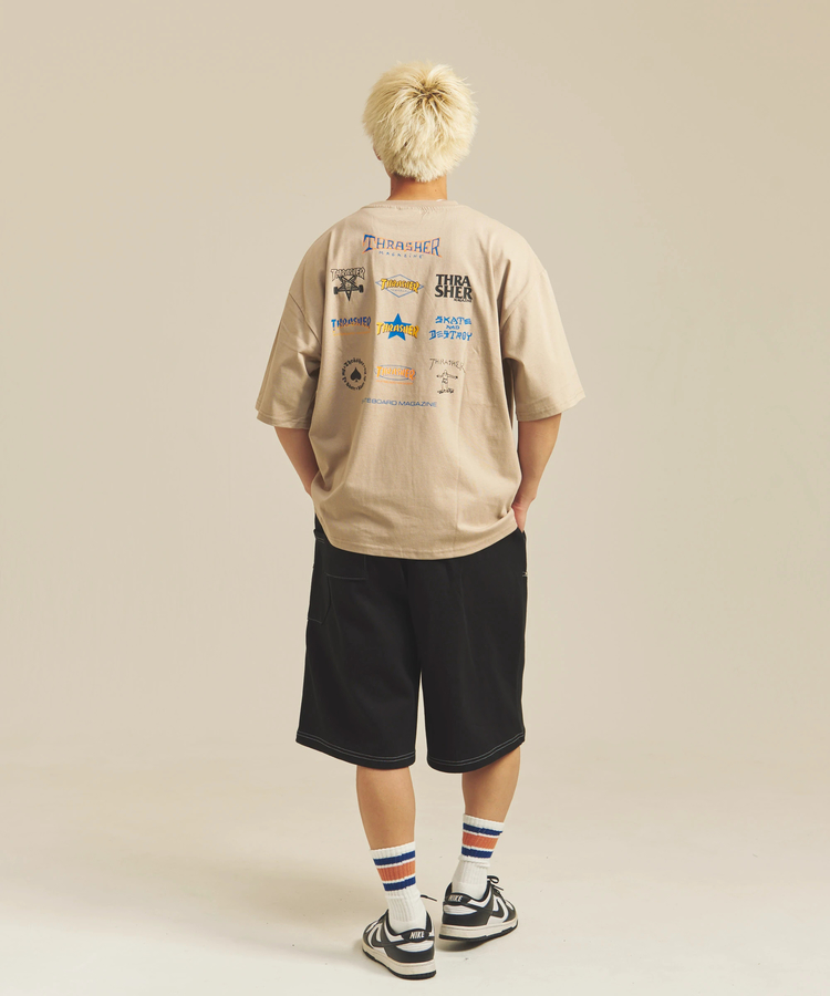 JACKROSE(ジャックローズ) |THRASHER/スラッシャー MULTI LOGO S/S TEE(MENS)