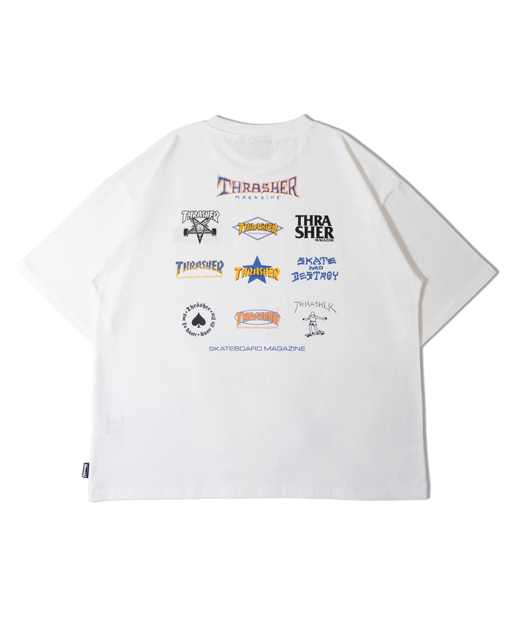 JACKROSE(ジャックローズ) |THRASHER/スラッシャー MULTI LOGO S/S TEE(MENS)