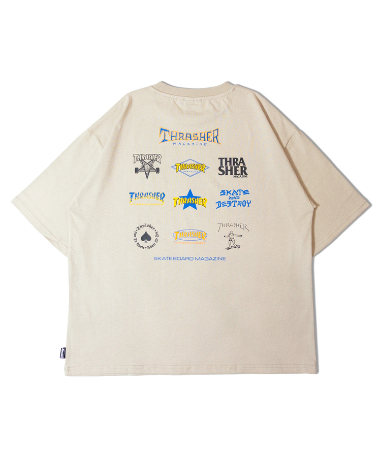 JACKROSE(ジャックローズ) |THRASHER/スラッシャー MULTI LOGO S/S TEE(MENS)