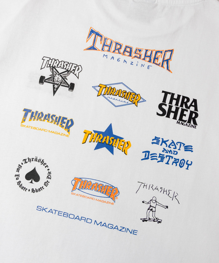 JACKROSE(ジャックローズ) |THRASHER/スラッシャー MULTI LOGO S/S TEE(MENS)
