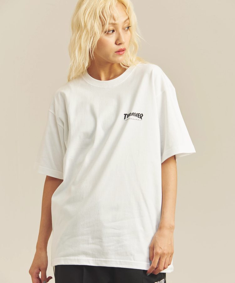JACKROSE(ジャックローズ) |THRASHER/スラッシャー SK8&DESTROY 6.2oz PREMIUM S/S TEE(MENS)