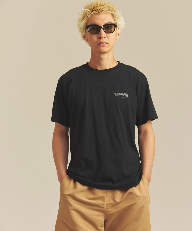 JACKROSE(ジャックローズ) |THRASHER/スラッシャー SK8&DESTROY 6.2oz PREMIUM S/S TEE(MENS)