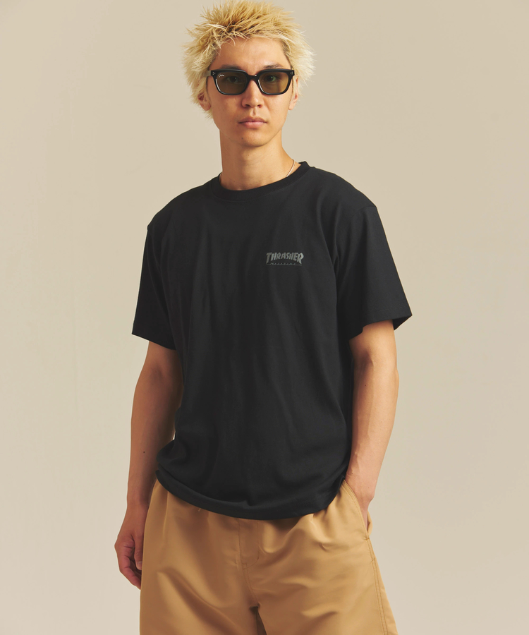 JACKROSE(ジャックローズ) |THRASHER/スラッシャー SK8&DESTROY 6.2oz PREMIUM S/S TEE(MENS)