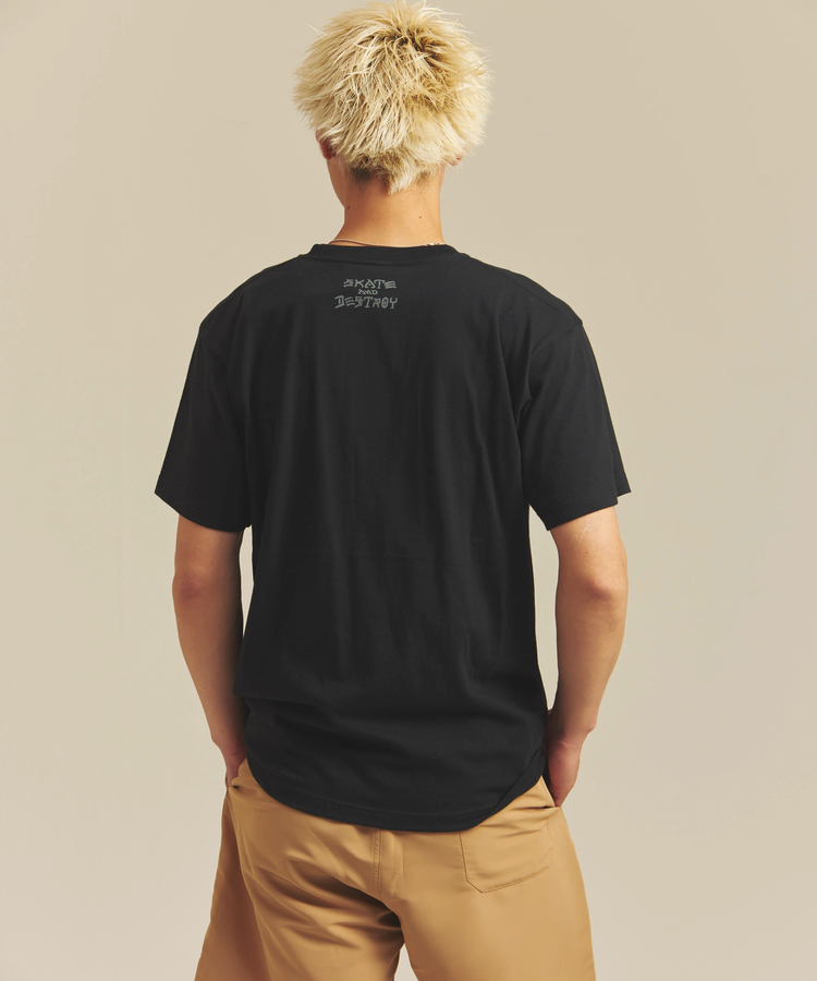 JACKROSE(ジャックローズ) |THRASHER/スラッシャー SK8&DESTROY 6.2oz PREMIUM S/S TEE(MENS)