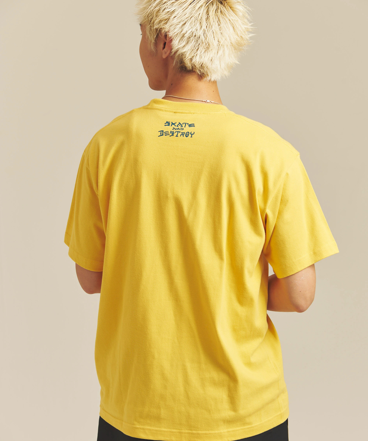 JACKROSE(ジャックローズ) |THRASHER/スラッシャー SK8&DESTROY 6.2oz PREMIUM S/S TEE(MENS)