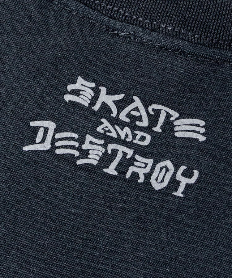 JACKROSE(ジャックローズ) |THRASHER/スラッシャー SK8&DESTROY 6.2oz PREMIUM S/S TEE(MENS)
