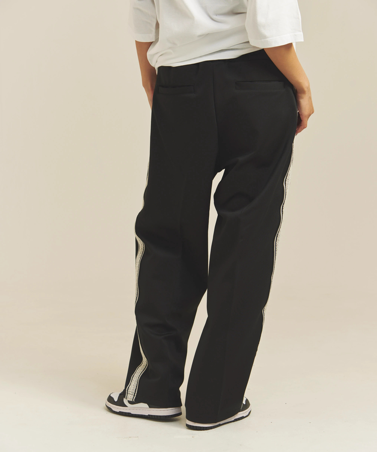 JACKROSE(ジャックローズ) |THRASHER/スラッシャー サイドラインワイドトラックパンツ *セットアップ対応(MENS)