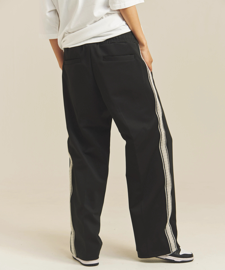 JACKROSE(ジャックローズ) |THRASHER/スラッシャー サイドラインワイドトラックパンツ *セットアップ対応(MENS)