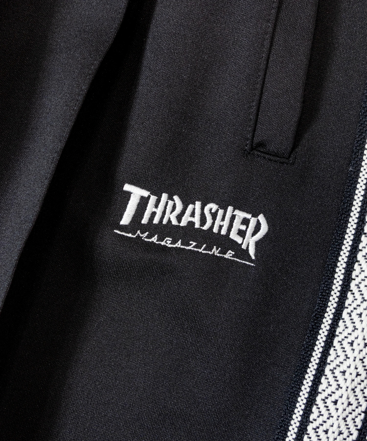 JACKROSE(ジャックローズ) |THRASHER/スラッシャー サイドラインワイドトラックパンツ *セットアップ対応(MENS)