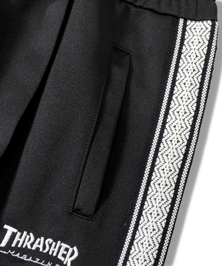 JACKROSE(ジャックローズ) |THRASHER/スラッシャー サイドラインワイドトラックパンツ *セットアップ対応(MENS)