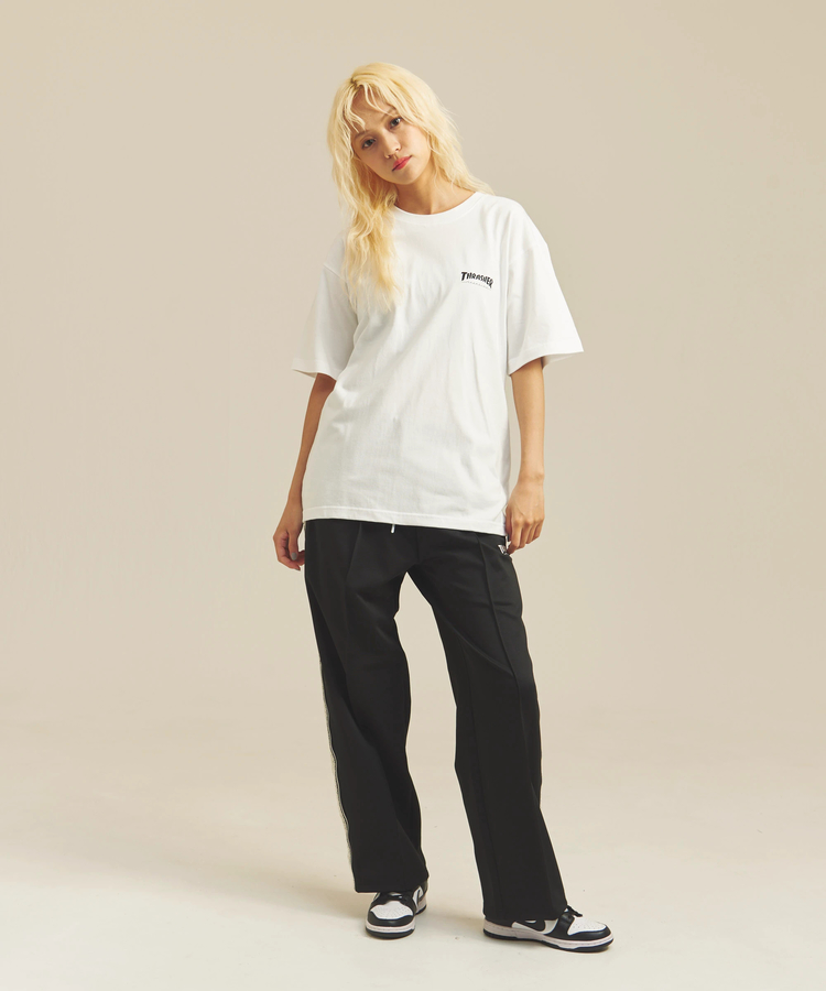 JACKROSE(ジャックローズ) |THRASHER/スラッシャー サイドラインワイドトラックパンツ *セットアップ対応(MENS)