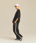 JACKROSE(ジャックローズ) |THRASHER/スラッシャー サイドラインワイドトラックパンツ *セットアップ対応(MENS)