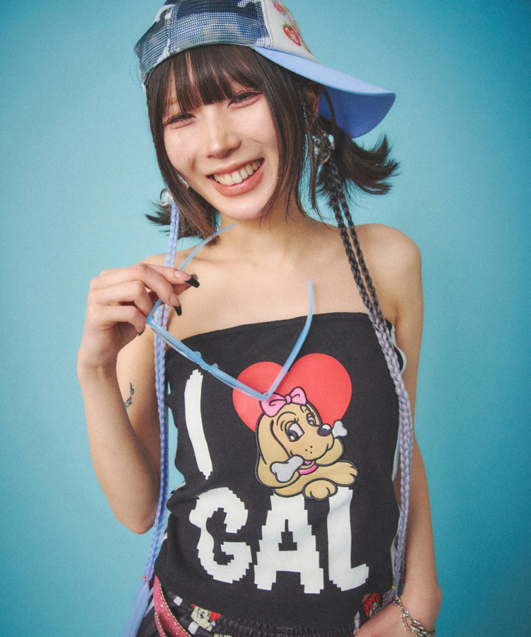 JACKROSE(ジャックローズ) |GALFY/ガルフィー I LOVE GALチューブトップ(WOMENS)
