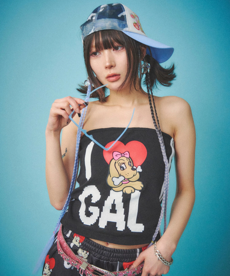 JACKROSE(ジャックローズ) |GALFY/ガルフィー I LOVE GALチューブトップ(WOMENS)