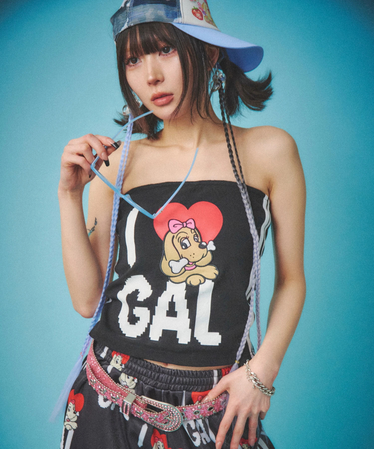 JACKROSE(ジャックローズ) |GALFY/ガルフィー I LOVE GALチューブトップ(WOMENS)