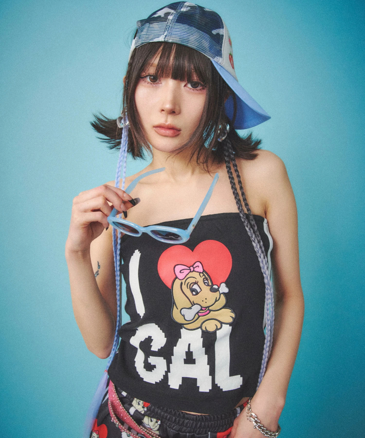 JACKROSE(ジャックローズ) |GALFY/ガルフィー I LOVE GALチューブトップ(WOMENS)