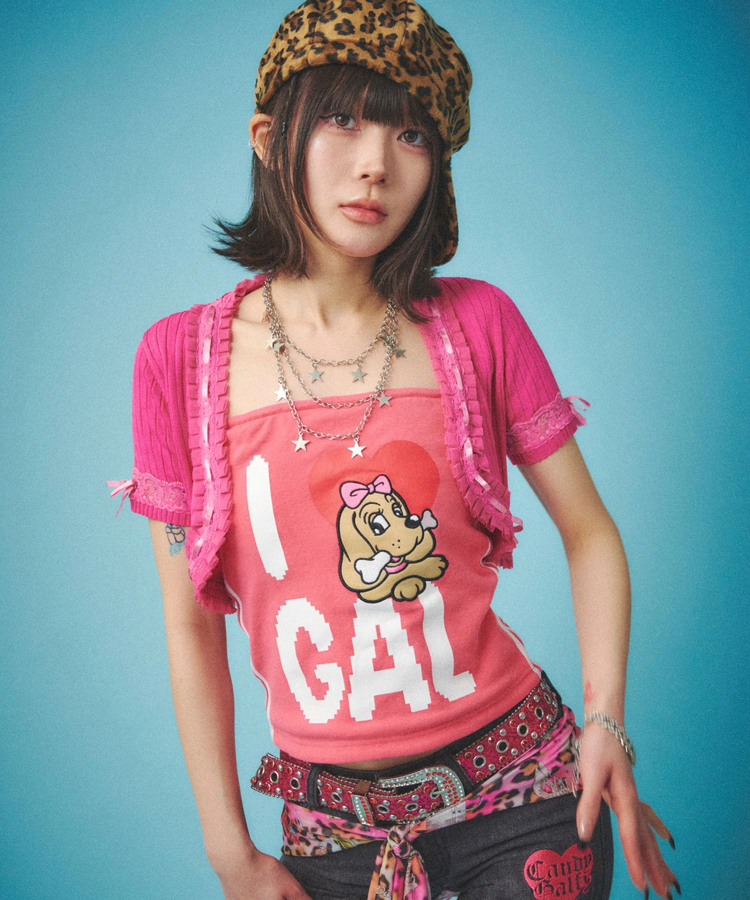JACKROSE(ジャックローズ) |GALFY/ガルフィー I LOVE GALチューブトップ(WOMENS)