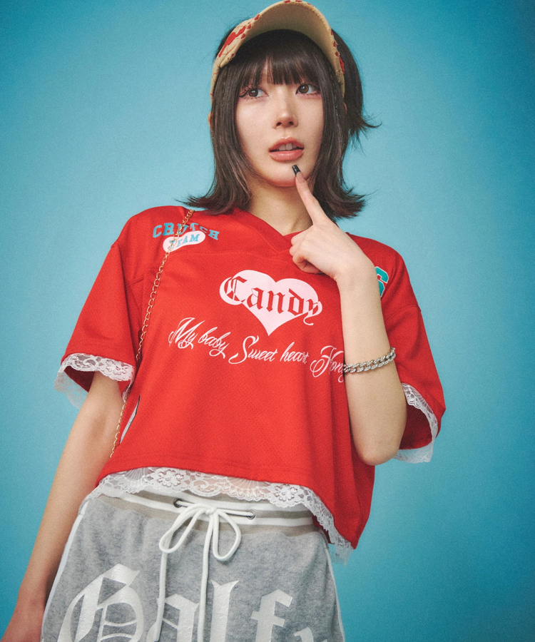 JACKROSE(ジャックローズ) |GALFY/ガルフィー ぷりちぃゲームシャツ SS(WOMENS)