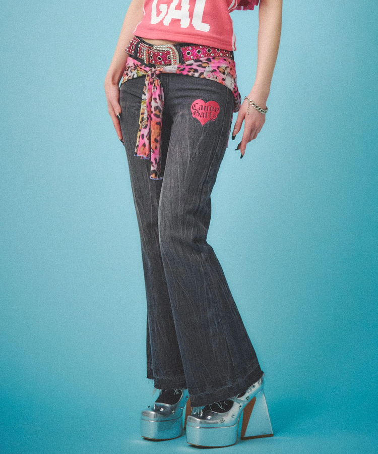 JACKROSE(ジャックローズ) |GALFY/ガルフィー GALローライズフレアデニム(WOMENS)