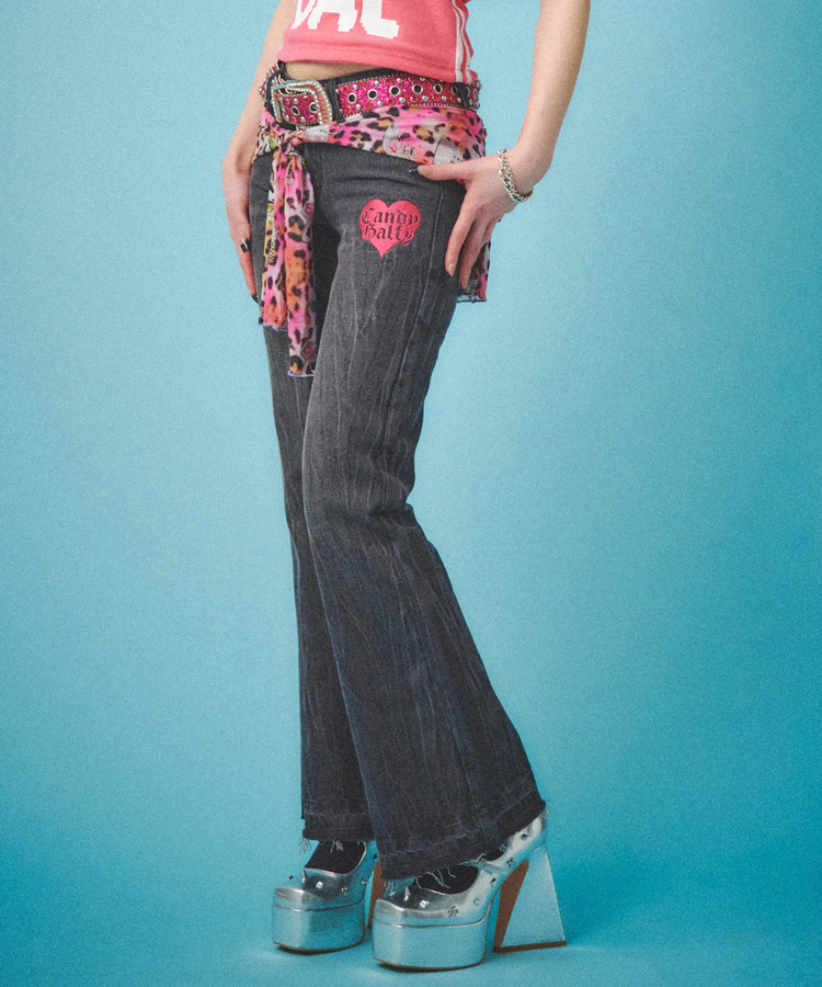 JACKROSE(ジャックローズ) |GALFY/ガルフィー GALローライズフレアデニム(WOMENS)