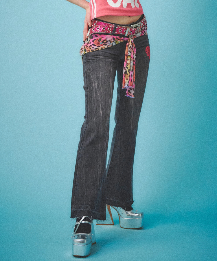 JACKROSE(ジャックローズ) |GALFY/ガルフィー GALローライズフレアデニム(WOMENS)