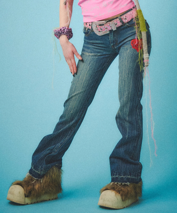 JACKROSE(ジャックローズ) |GALFY/ガルフィー GALローライズフレアデニム(WOMENS)