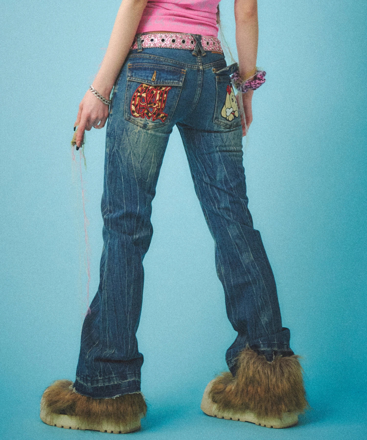 JACKROSE(ジャックローズ) |GALFY/ガルフィー GALローライズフレアデニム(WOMENS)