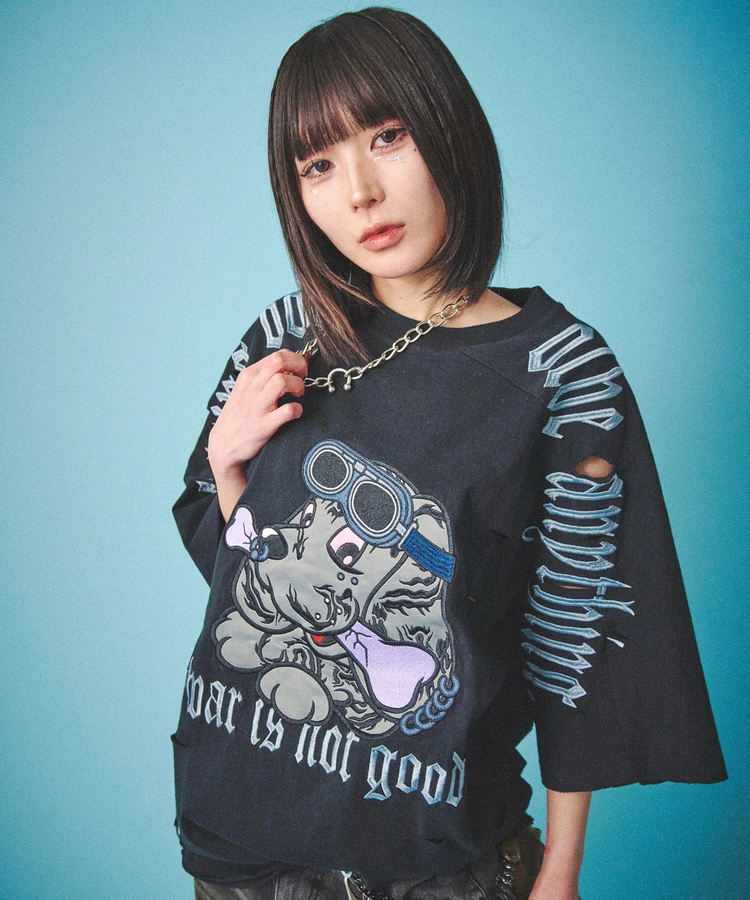 JACKROSE(ジャックローズ) |GALFY/ガルフィー 闇に染まりし反戦Tee SS(MENS)