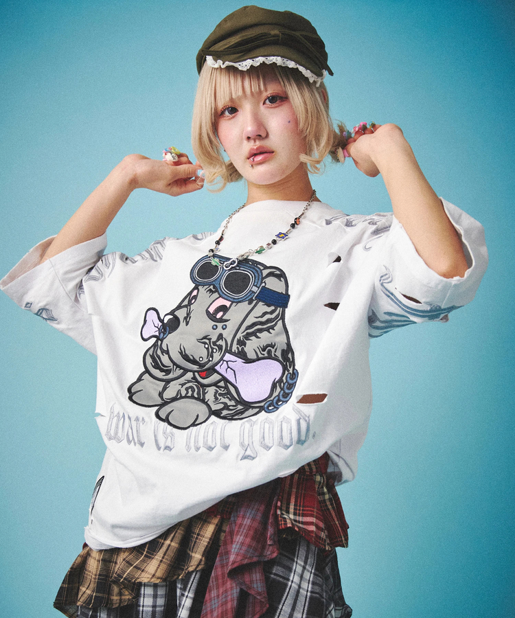 JACKROSE(ジャックローズ) |GALFY/ガルフィー 闇に染まりし反戦Tee SS(MENS)