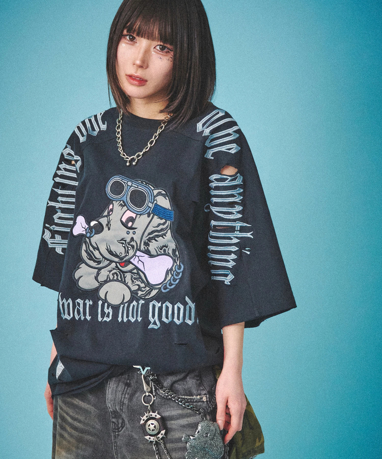 JACKROSE(ジャックローズ) |GALFY/ガルフィー 闇に染まりし反戦Tee SS(MENS)