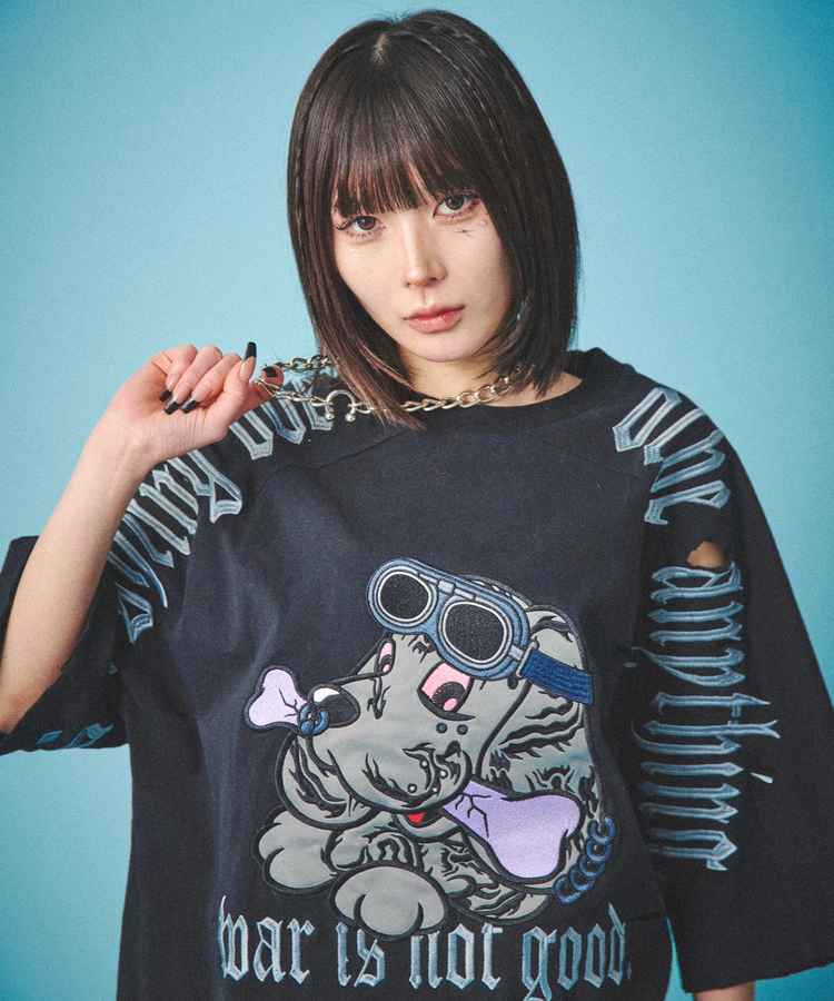 JACKROSE(ジャックローズ) |GALFY/ガルフィー 闇に染まりし反戦Tee SS(MENS)