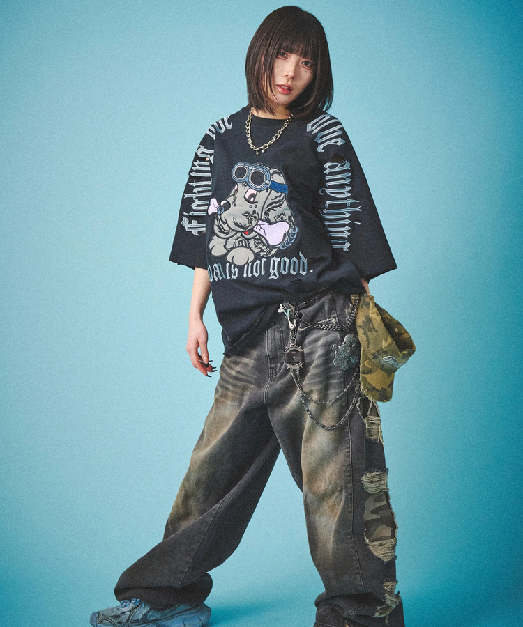 JACKROSE(ジャックローズ) |GALFY/ガルフィー 闇に染まりし反戦Tee SS(MENS)