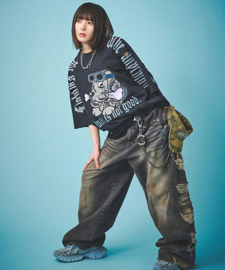 JACKROSE(ジャックローズ) |GALFY/ガルフィー 闇に染まりし反戦Tee SS(MENS)