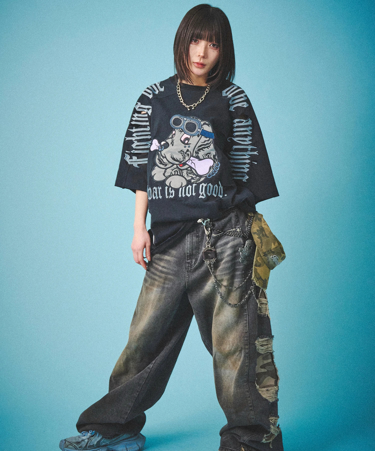 JACKROSE(ジャックローズ) |GALFY/ガルフィー 闇に染まりし反戦Tee SS(MENS)